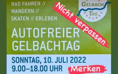 Autofreier Gelbachtag 10. Juli